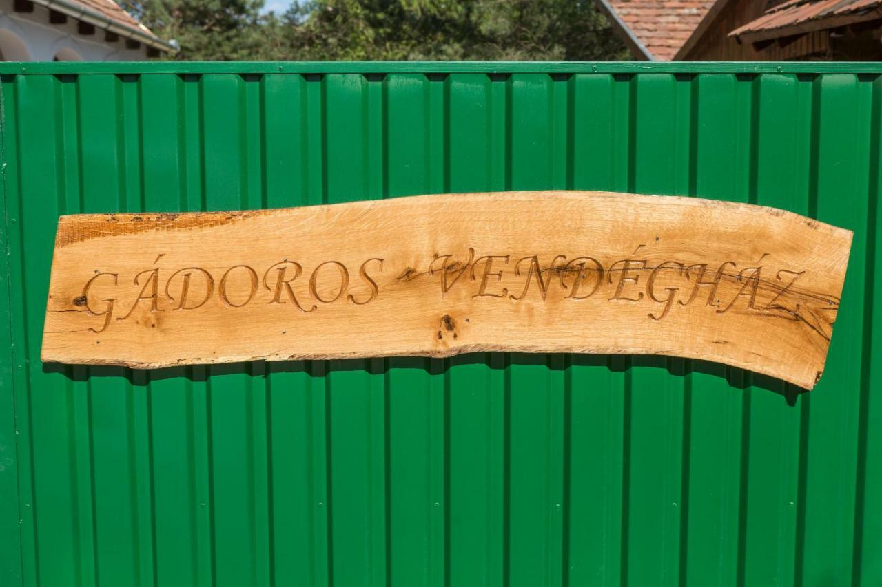 Gadoros Vendeghaz Hotel Egerszalók Eksteriør billede